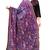 Phulkari Dupatta On Georgette Fabric Purple 3