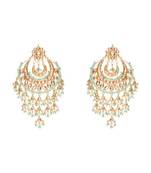 Sonam Turquoise Kundan Chandbaali