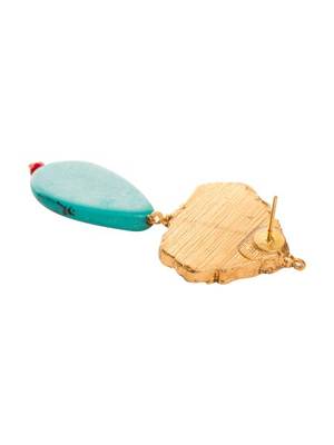 Lakshmi Turquoise Temple Studs 3