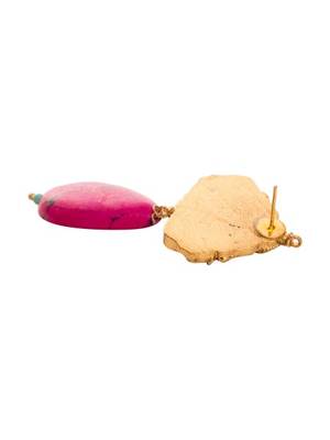 Lakshmi Pink Temple Studs 3