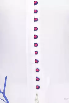   White Printed A Line Rayon Kurta