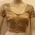 Golden shimmer handwork blouse