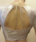 silver shimmer blouse