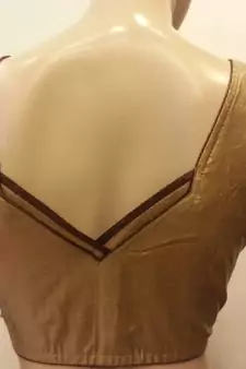 Golden shimmer blouse