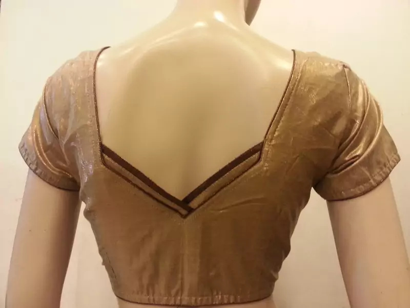 Golden shimmer blouse