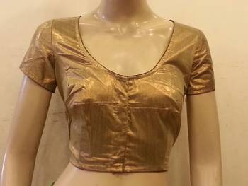 Golden shimmer blouse 2