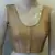 Golden and green velvet blouse