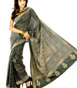 Designer handloom sarees multi colour silk saree