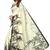 Black and whiteprinted bhagalpuri silk saree with blouse