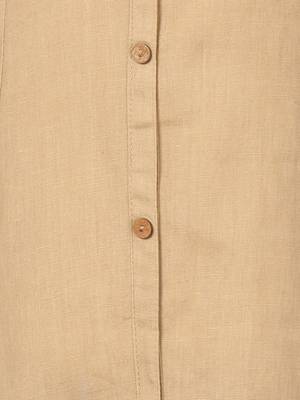 Beige plain viscose kurti 5