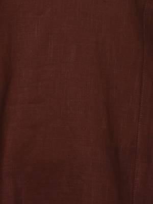 Brown plain viscose kurti 5