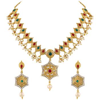 Gold Necklace Sets 5