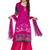 Chhabra 555 pink  printed cotton unstiched suit with dupatta