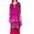 Chhabra 555 pink  printed cotton unstiched suit with dupatta