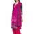 Chhabra 555 pink  printed cotton unstiched suit with dupatta