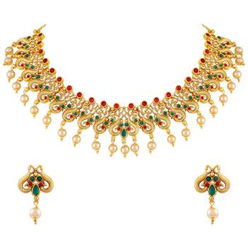 Gold Necklace Sets 5