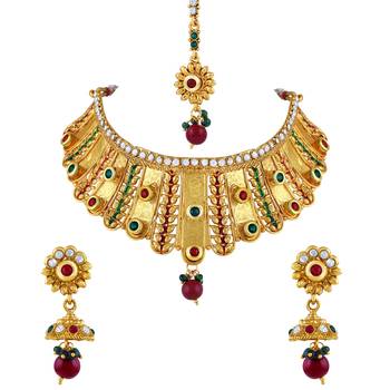 Gold Necklace Sets 6