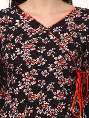 Blue printed viscose kurti 5