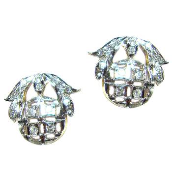 9blings American diamond Elegant pendant Earring Set 3