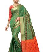 Animal Saree Silk Saree Fashion Saree With Design Blouse (Multicolor)