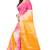 Light Yellow Woven Banarasi Cotton Saree With Blouse
