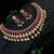 Zirconia Stones Ruby Necklace Set