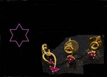 Red Stones Pendent Set 1