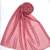 Pink cotton plain sequence women's stole hijab
