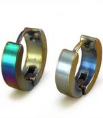 multicolor plain hoops