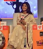Ethnic shilpa shetty designer cream net saree with net velvet border and net velvet blouse