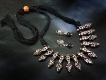 Black Traditional Necklace Set 2