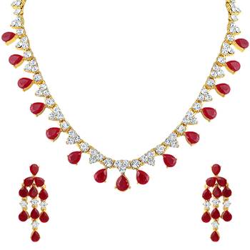 Red necklaces 1