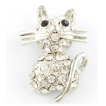 White brooch 1
