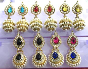 Combo Offer of Multi Colour Jhumka Earrings 1