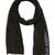 Black cotton net self design stole and dupattas