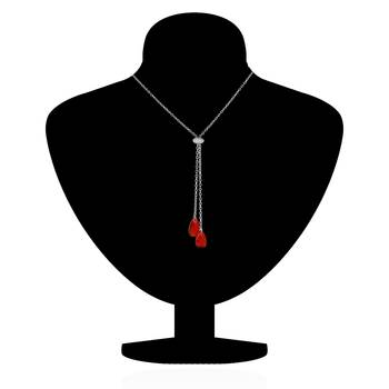 Red crystal necklaces 2