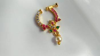MultiColor AD Peacock NoseRing 1