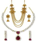 Pink crystal necklaces