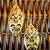 GOLDEN LEAF RED DANGLER EARRING