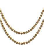 White Color Kundan Kundan Anklets