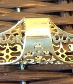 ETHNIC GOLDEN LONG BRASS RING