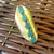 GOLDEN LONG FIROZI STONE RING