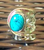 GOLDEN FIROZI STONERING