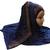 Darkblue Diamond Stone Work Hosiery Cotton Islamic Hijab Scarf