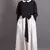 Black And Cream Cotton Embroidered Party Islamic Abaya