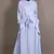 Sky Blue Poly Crepe Plain Casual Islamic Abaya