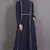 Navy Blue Poly Crepe Plain Casual Islamic Abaya