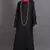 Black Poly Crepe Plain Casual Islamic Abaya