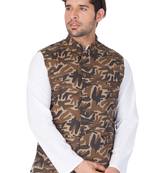 Green Cotton Nehru Jacket