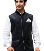 Black Velvet Nehru Jacket